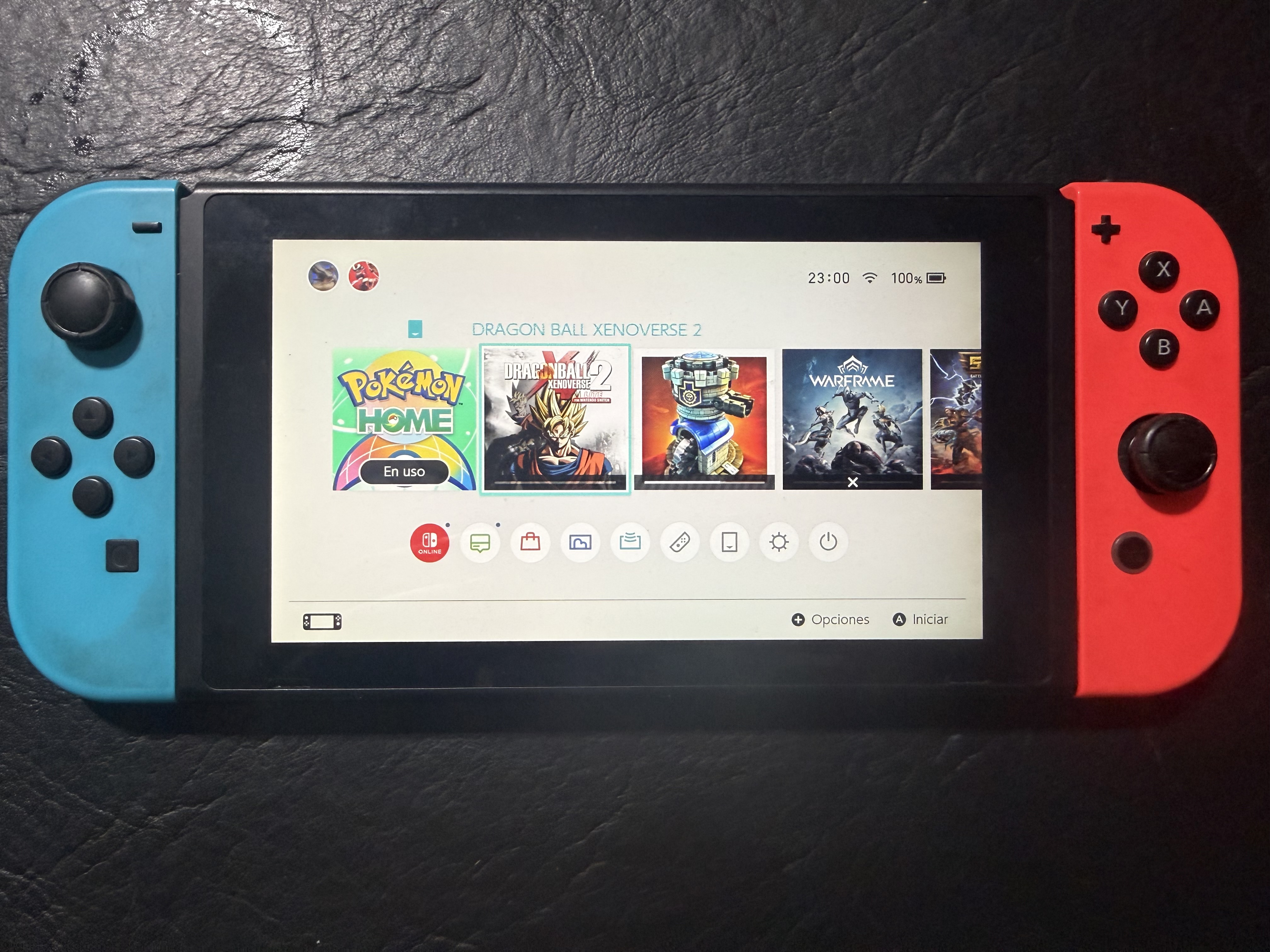 Consola Nintendo Switch Neon Negro 32gb Micro Sd 128gb