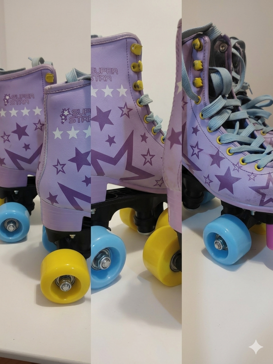 Patines artístico de 4 ruedas.