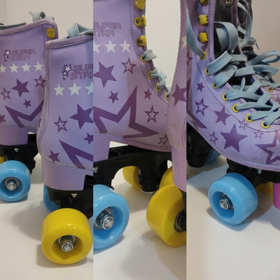 Patines artístico de 4 ruedas.