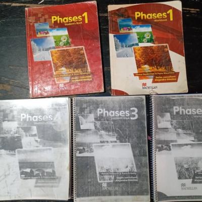 Libros, manuales, de primaria y de secundaria (hay tambien de ingles)