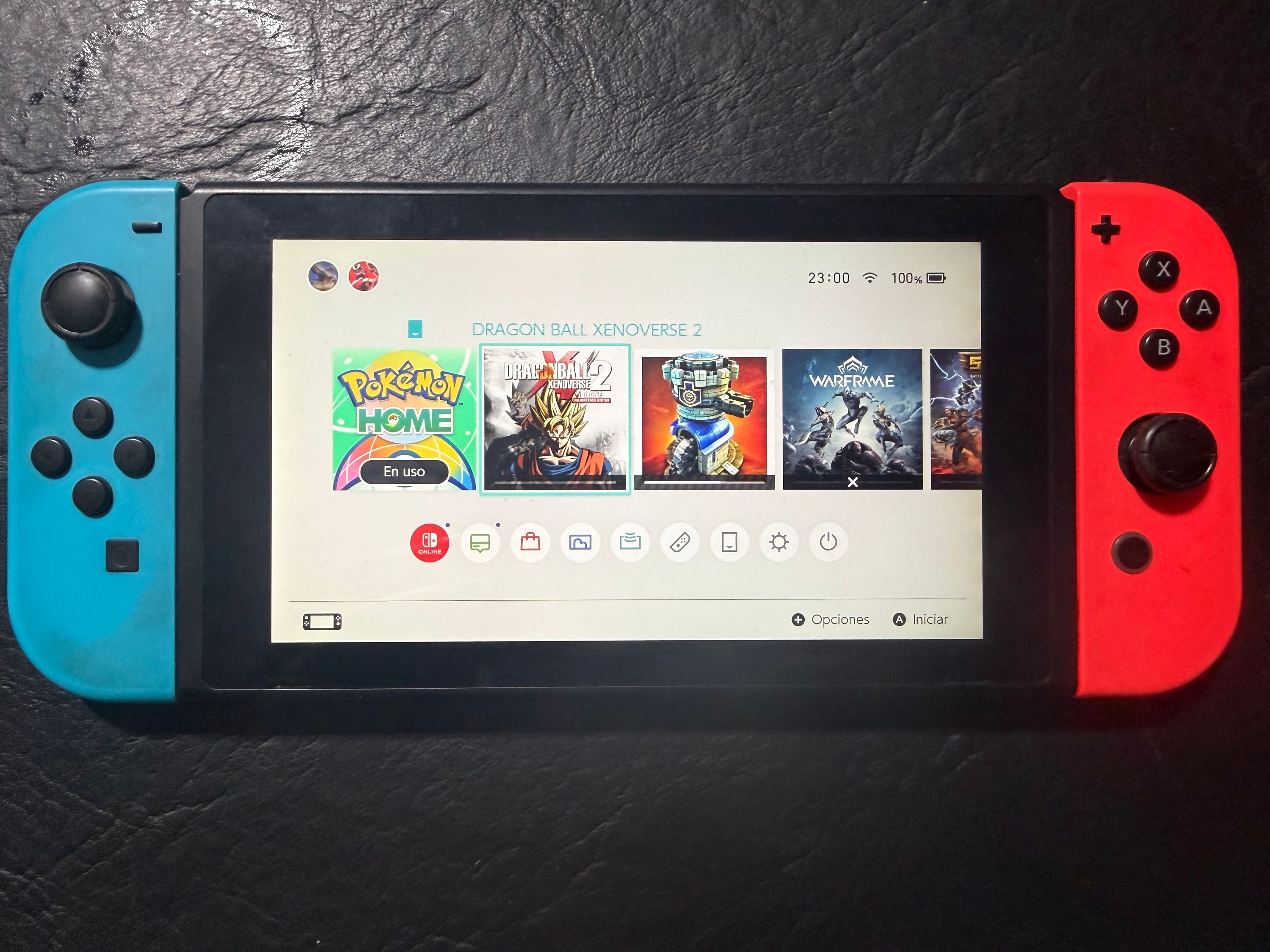 Consola Nintendo Switch Neon Negro 32gb Micro Sd 128gb