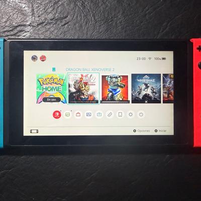 Consola Nintendo Switch Neon Negro 32gb Micro Sd 128gb