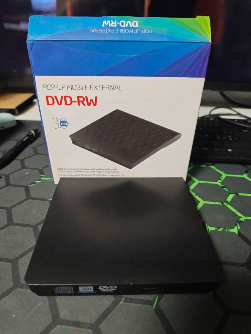 Lectograbadora de DVD USB 